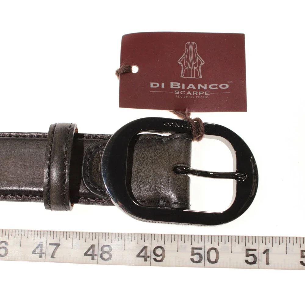 Di Bianco NWT Cut to Size Dress Belt In Solid Green Leather One Size